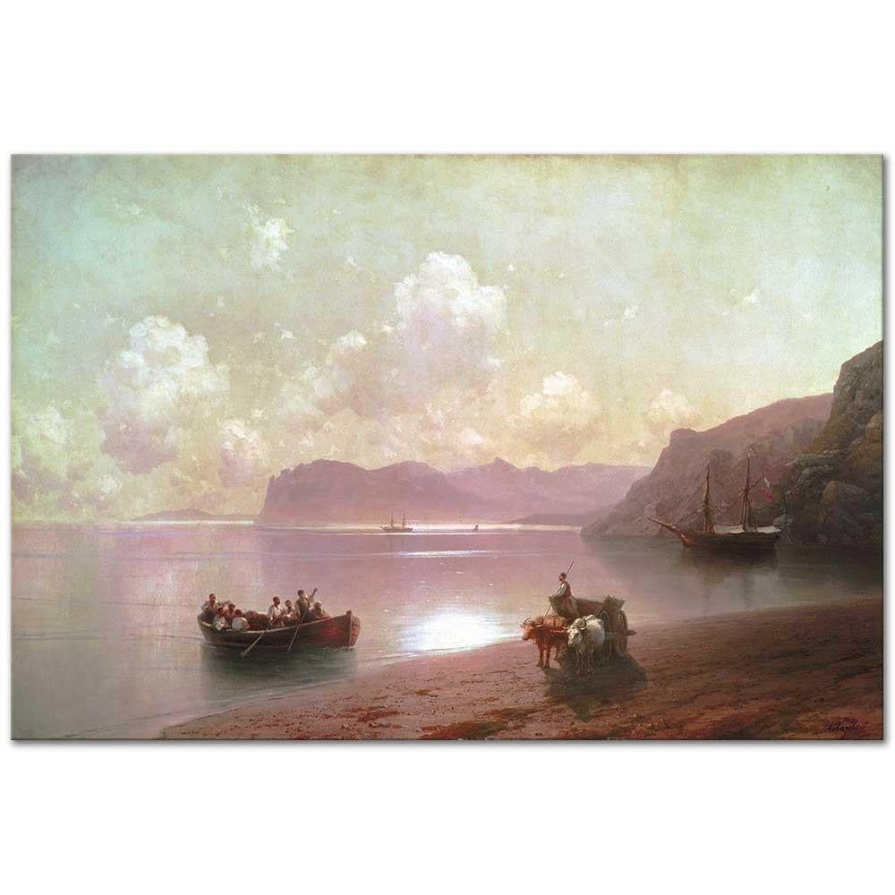 Ivan Ayvazovski Denizde Sabah Kanvas Tablo
