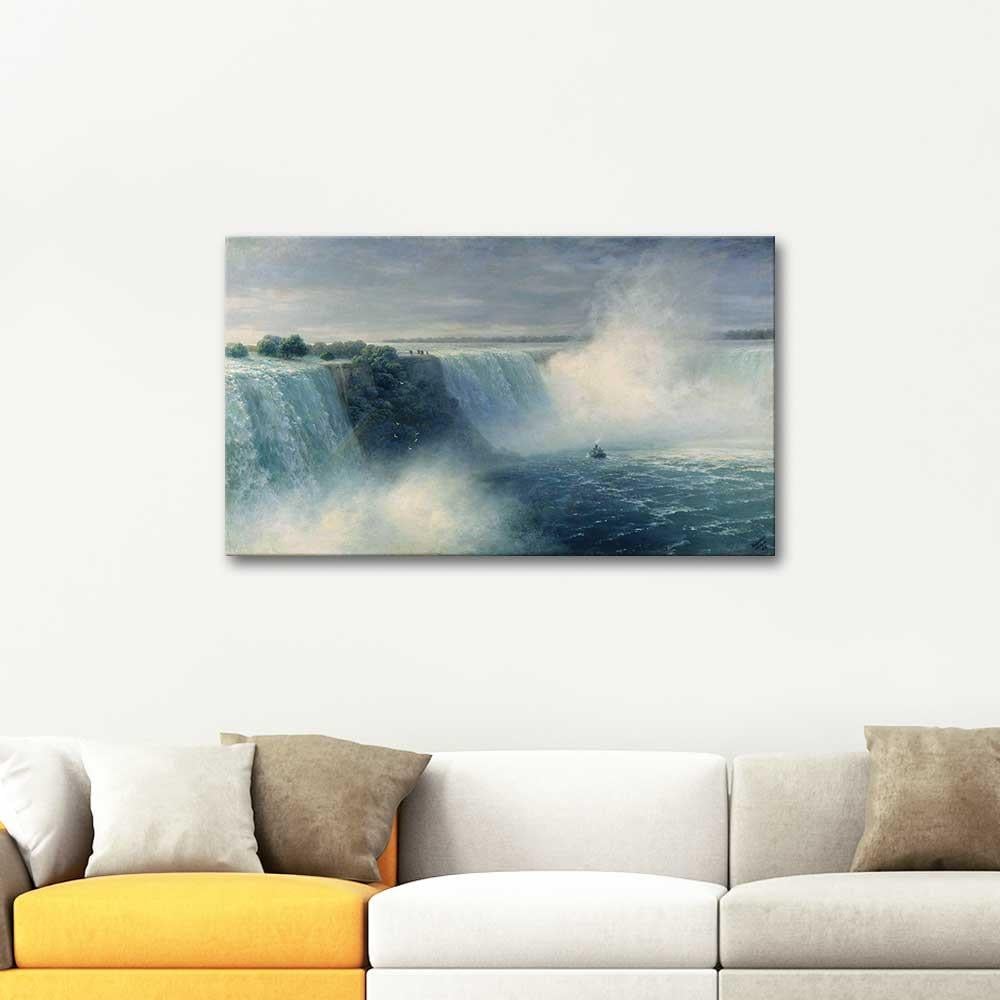 Ivan Ayvazovski Niagara Şelalesi Kanvas Tablo