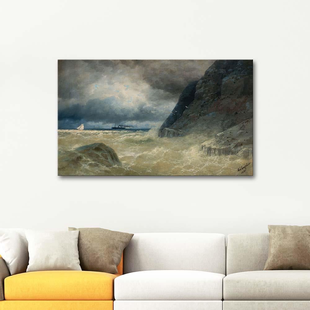 Ivan Aivazovsky Offshore Sea Art Print