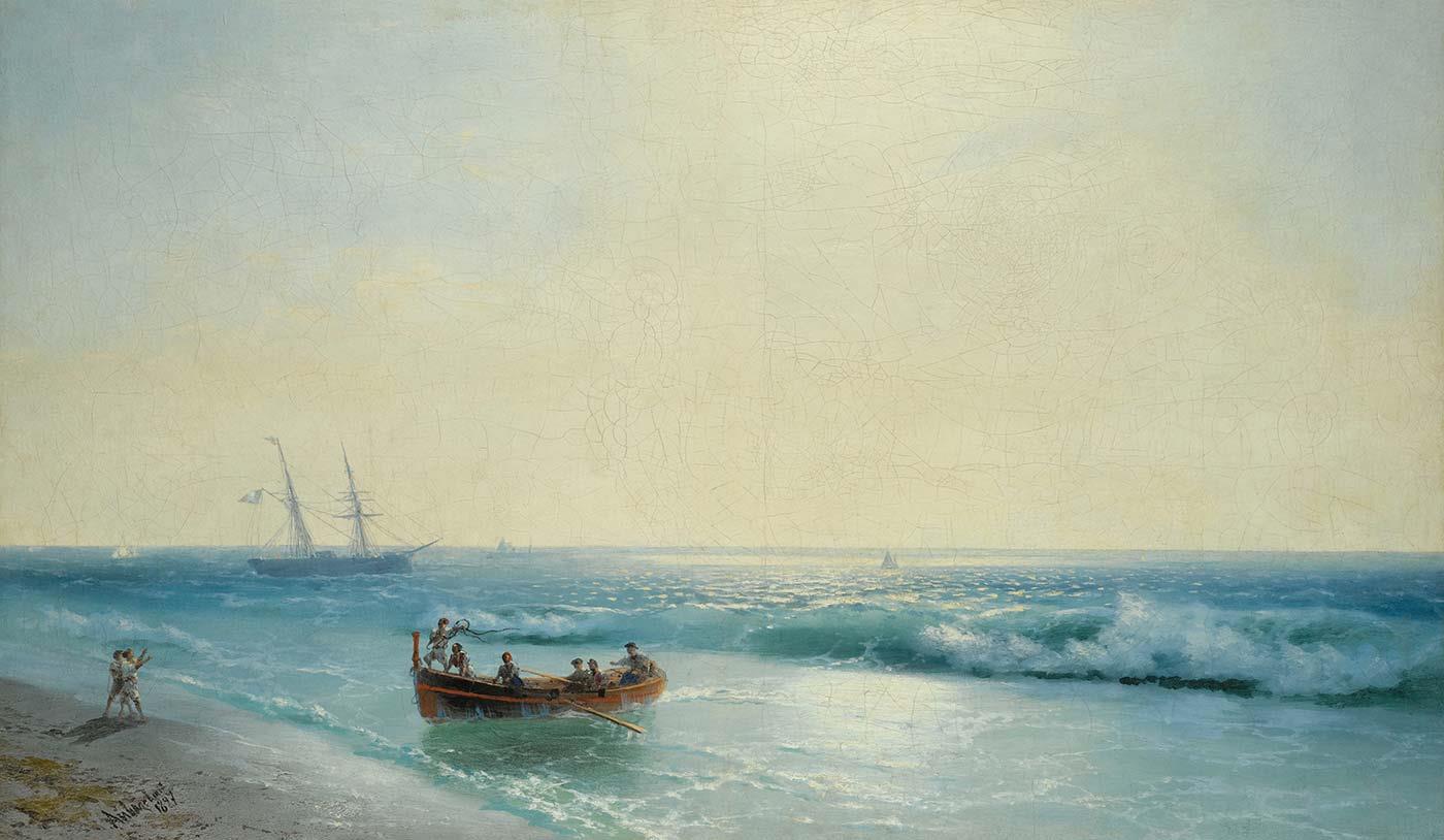 Sailors Coming Ashore by Ivan Aivazovsky