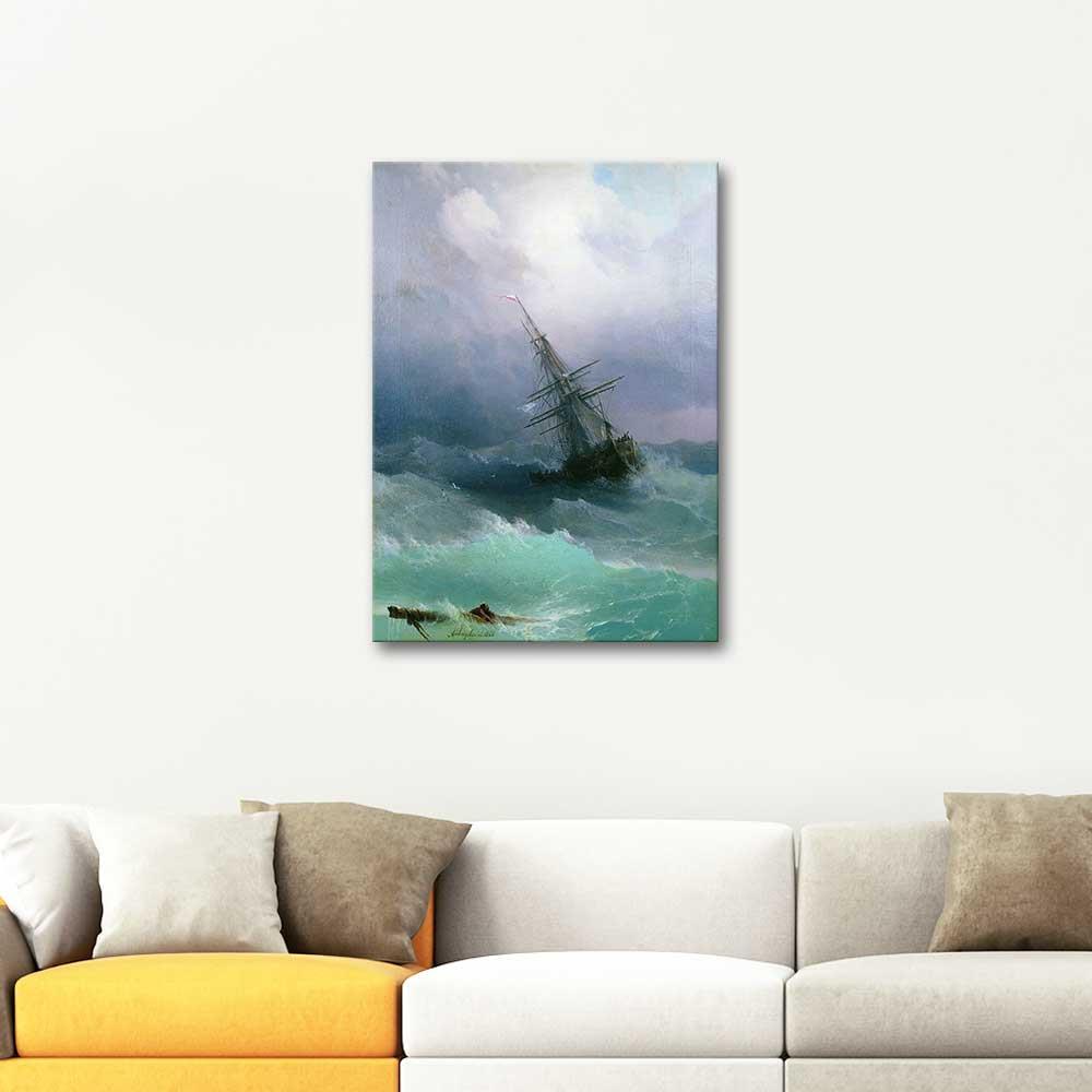 Ivan Aivazovsky Ship in the Storm Art Print