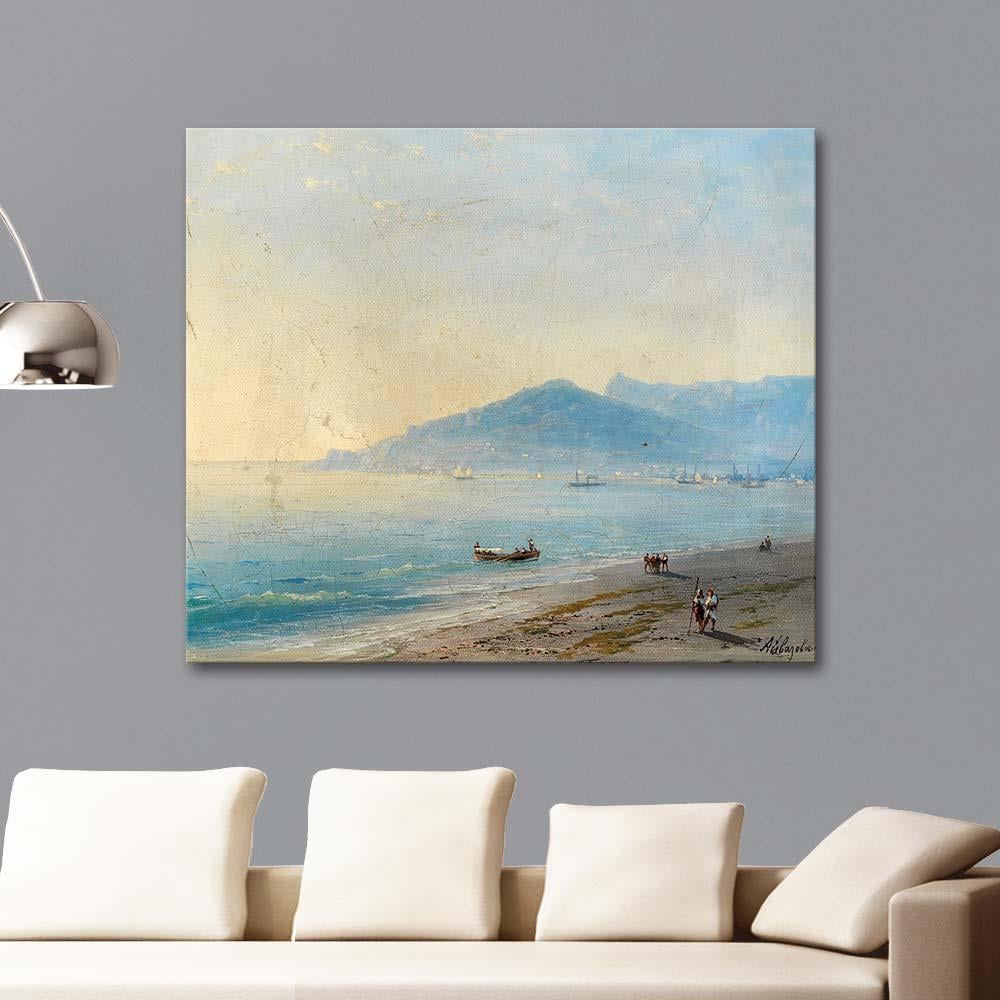 Ivan Aivazovsky The Bay of Yalta with the Magobi and Ai Petri Mountains Art Print