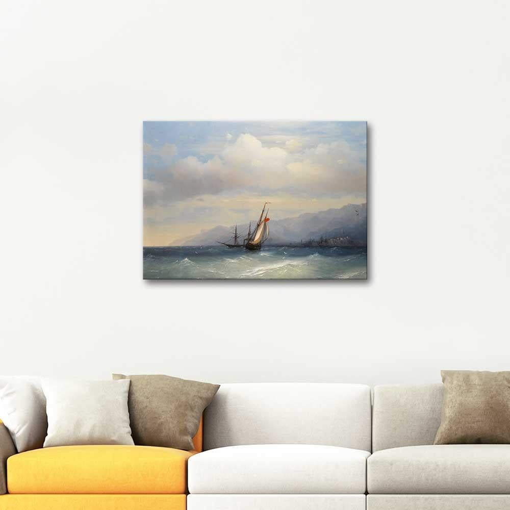 Ivan Aivazovsky The Coast at Yalta Art Print