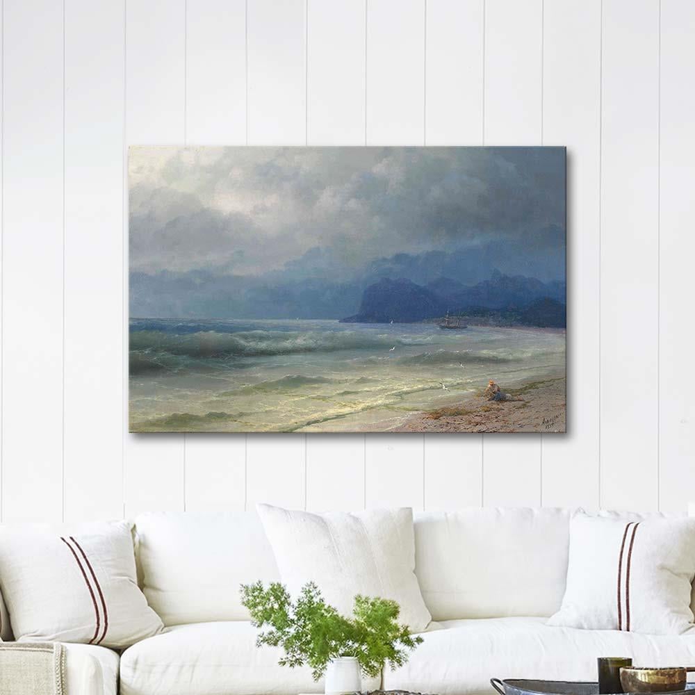 Ivan Aivazovsky The Coast of Koktebel Crimea Art Print