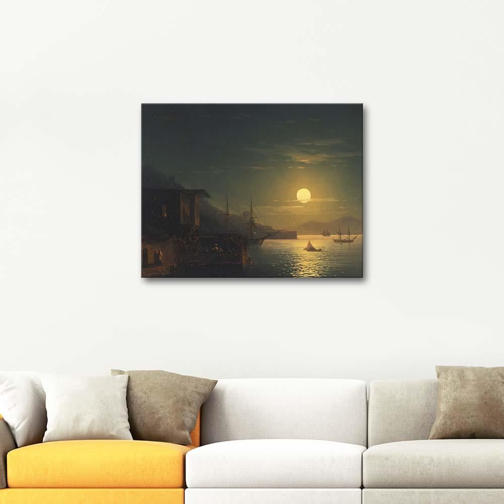 Ivan Aivazovsky Haliç Körfezi İstanbul Kanvas Tablo