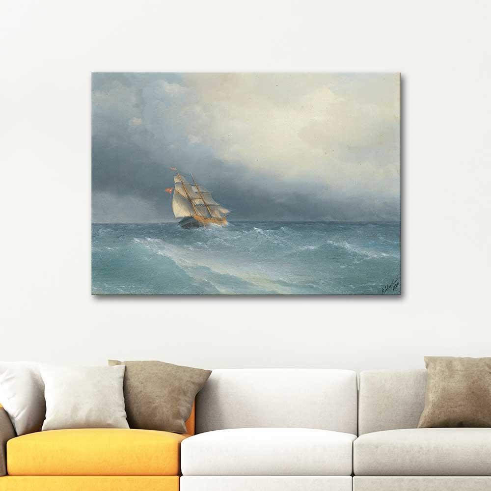 Ivan Aivazovsky The Lifting Storm Art Print