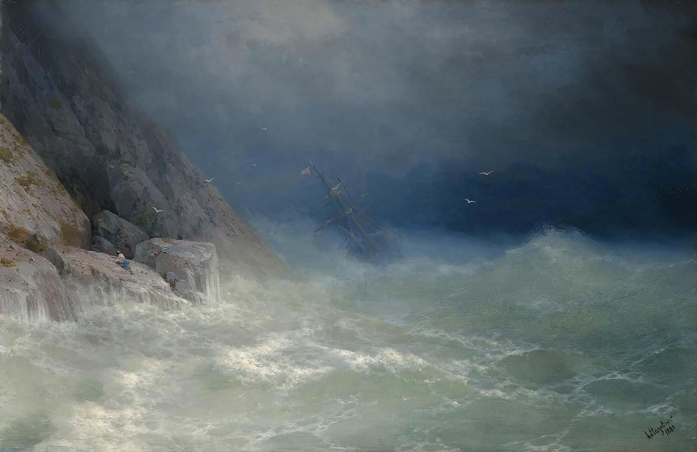 Ivan Aivazovsky Kurtulan Kazazede Kanvas Tablo