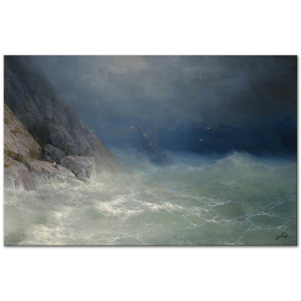 Ivan Aivazovsky Kurtulan Kazazede Kanvas Tablo