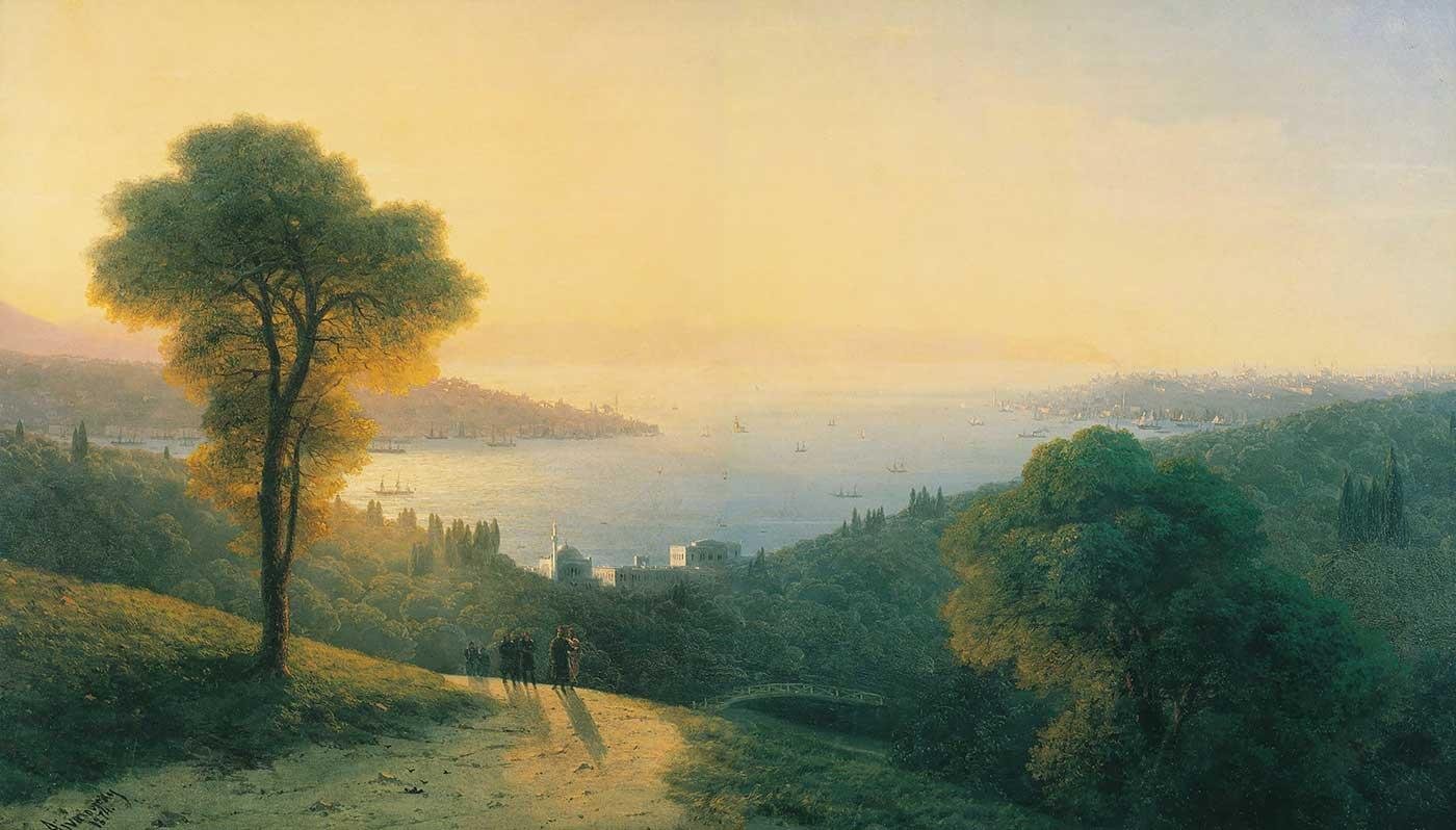 Ayvazovsky Topkapı'dan İstanbul Kanvas Tablo