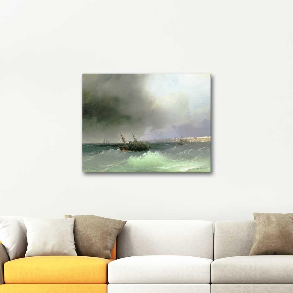 Ivan Aivazovsky View of Odessa Art Print