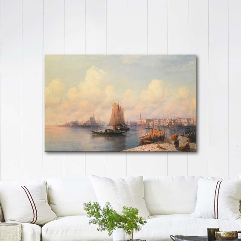 Ivan Aivazovsky View on Lagoon of Venice Art Print