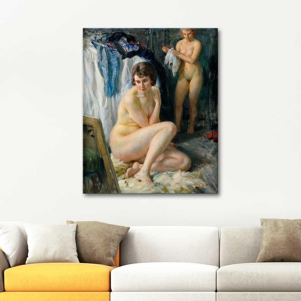 Ivar Kamke Nude Models Art Print