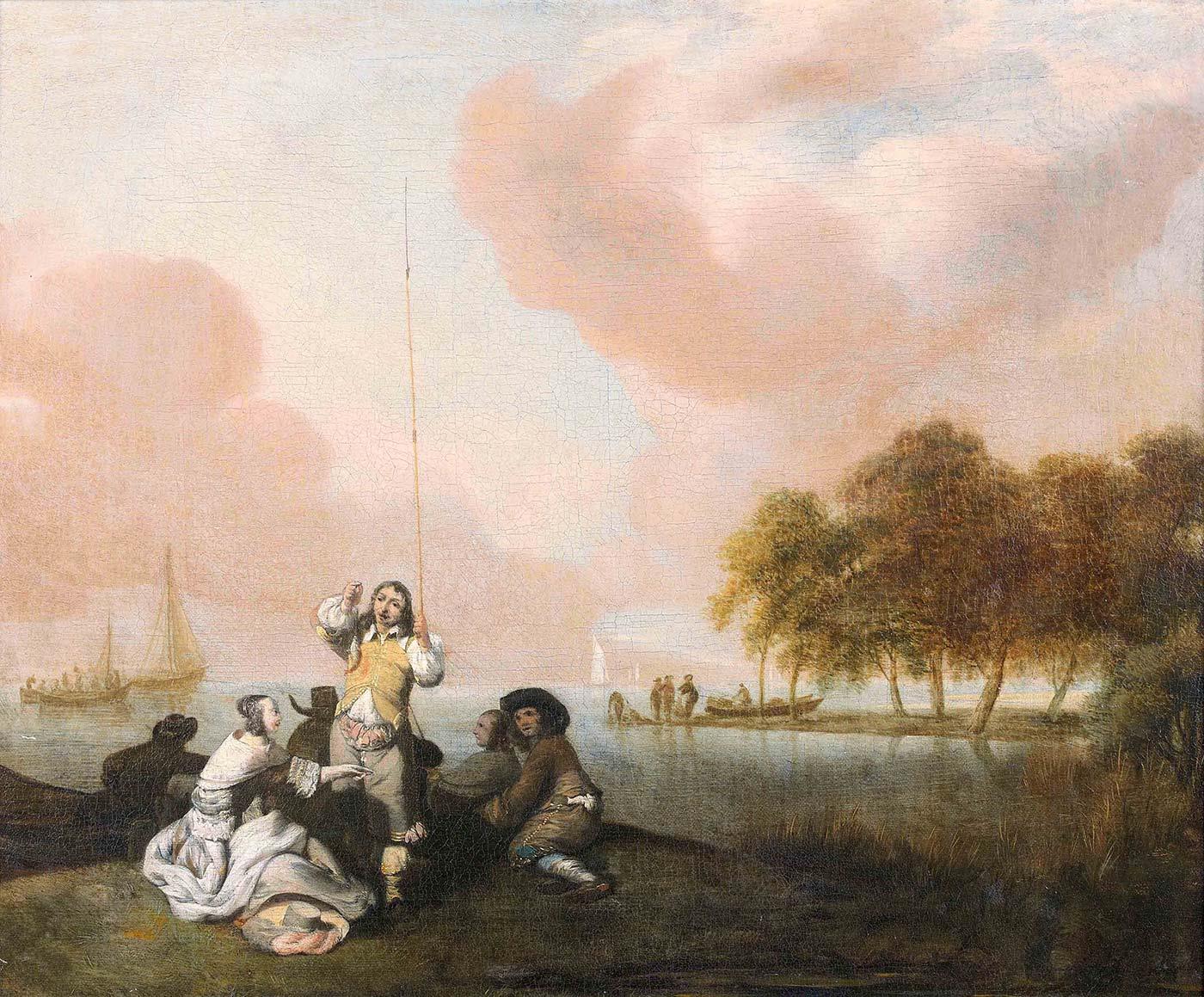 On the Beach by Jacob Esselens