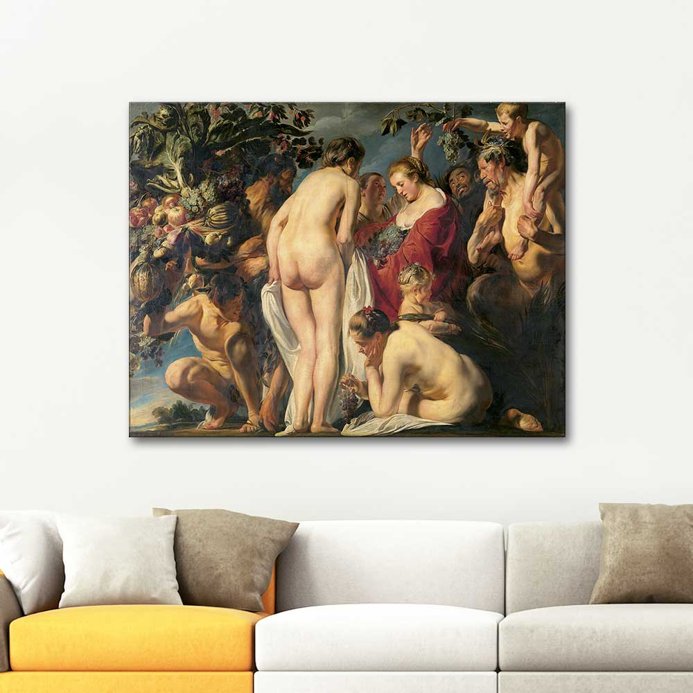 Jacob Jordaens Allegory of Fertility Art Print