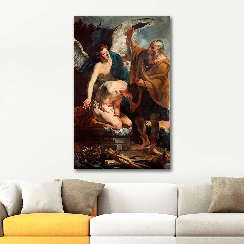 Jacob Jordaens The Sacrifice Of Isaac Art Print