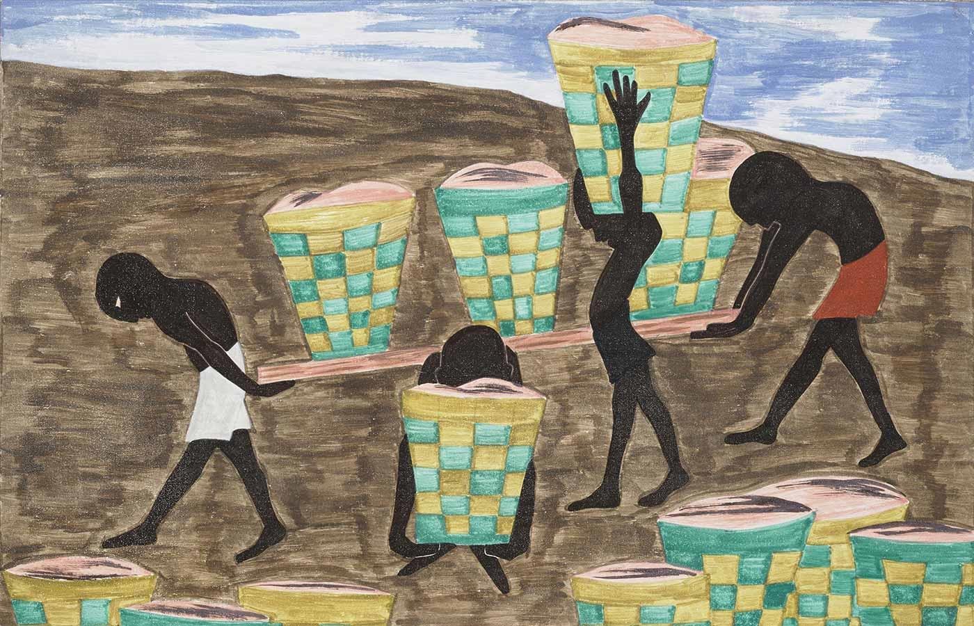 Child Labor and a Lack of Education by Jacob Lawrence