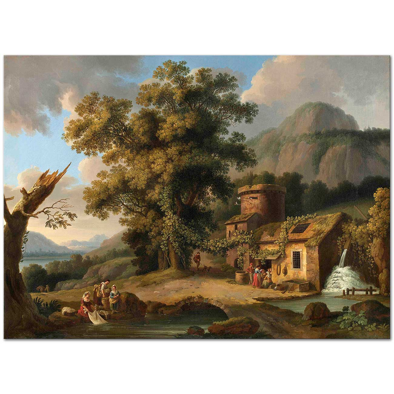 View of the Copper Mill in Vietri by Jacob Philipp Hackert