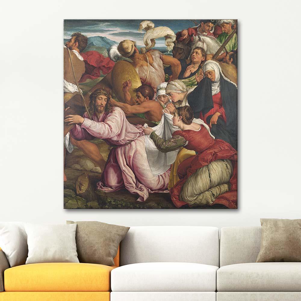 Jacopo Bassano The Way to Calvary Art Print
