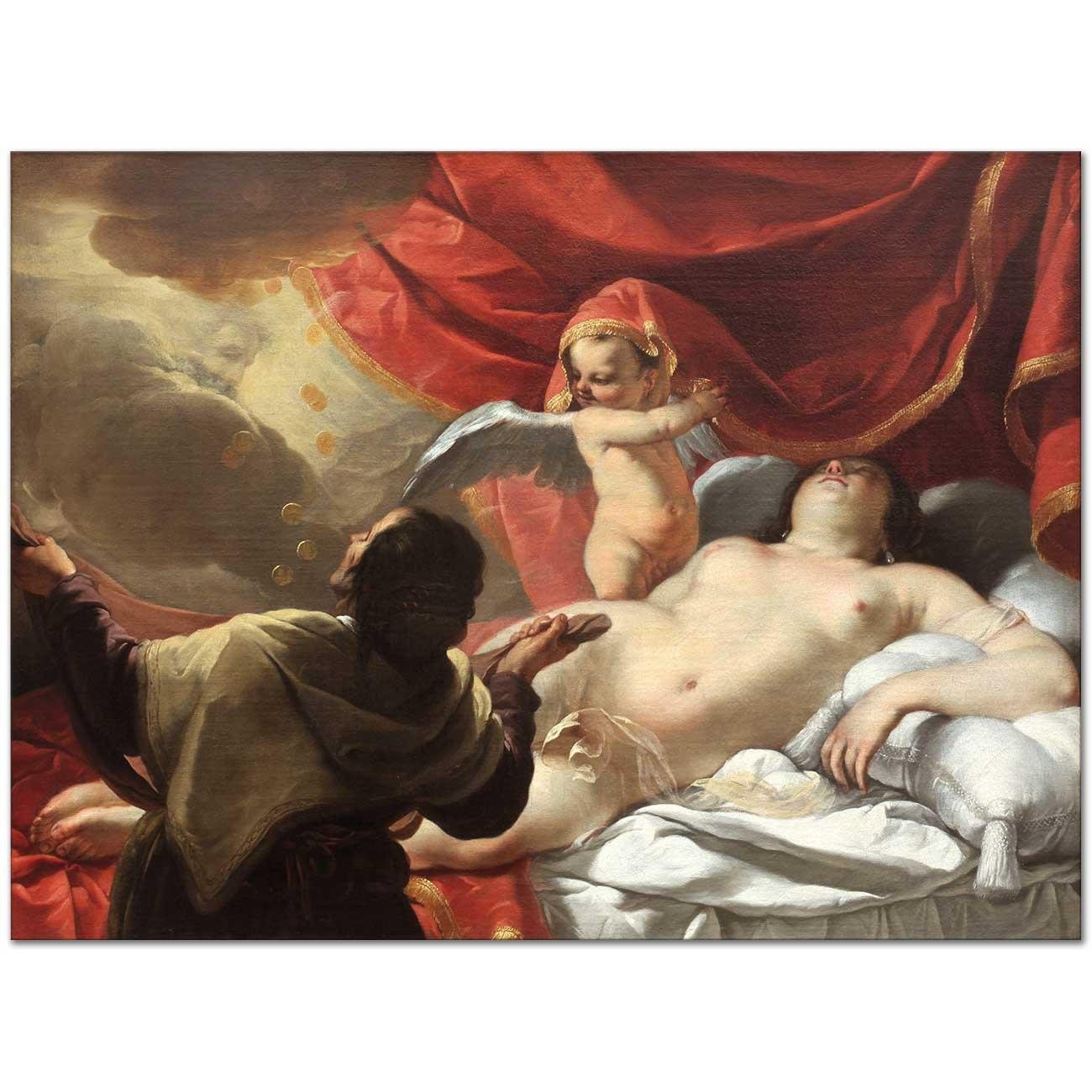 Jacques Blanchard Danae Kanvas Tablo