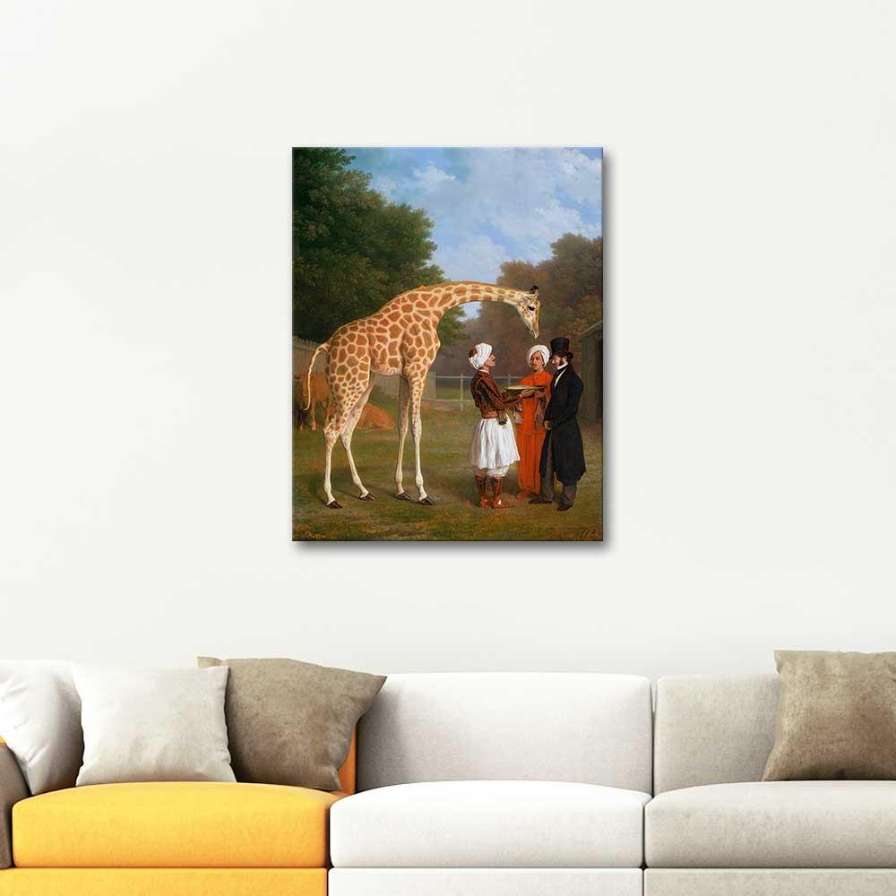 Jacques Laurent Agasse The Nubian Giraffe Art Print