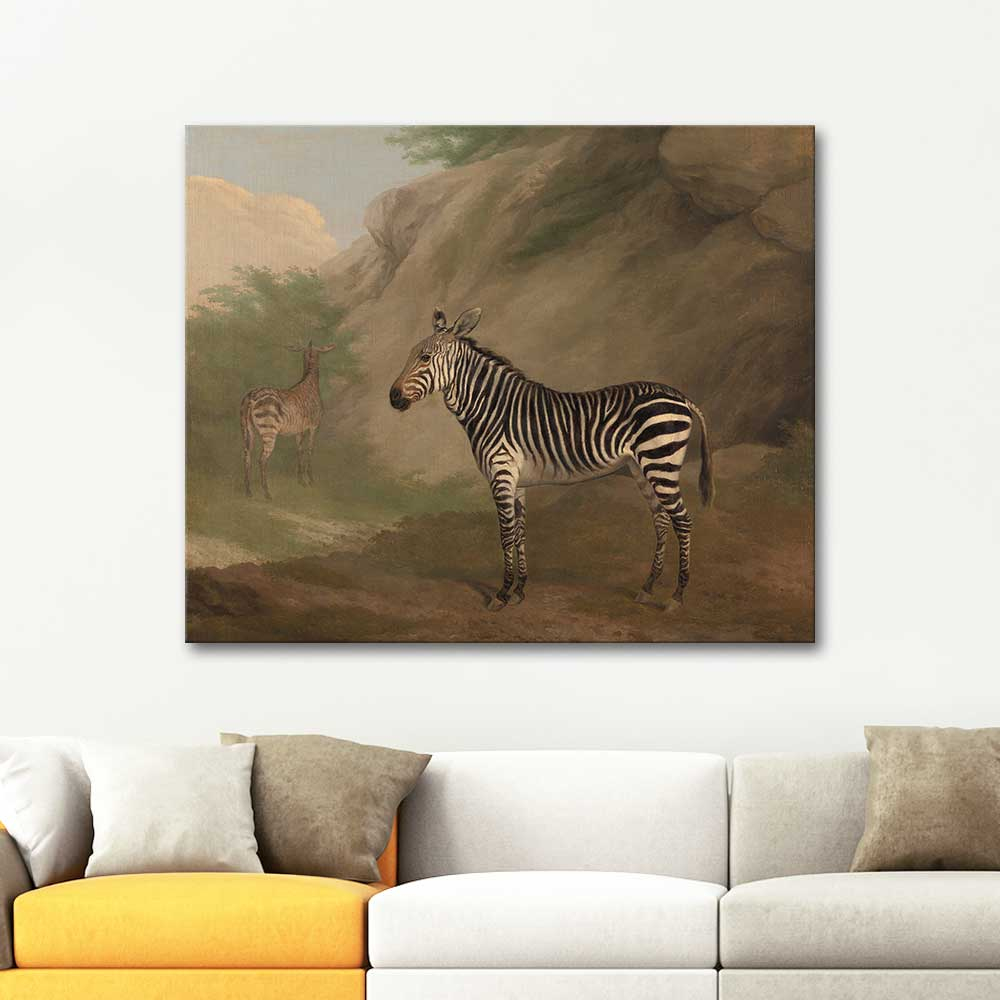 Jacques Laurent Agasse Zebra Art Print