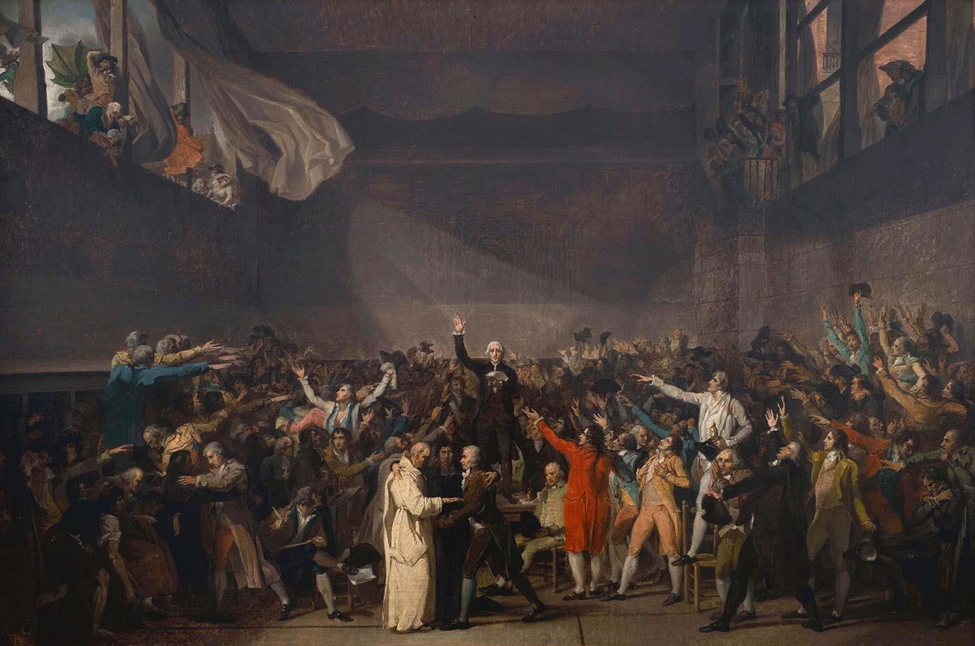 Serment Du Jeu De Paume, Le 20 Juin 1789 by Jacques-Louis David