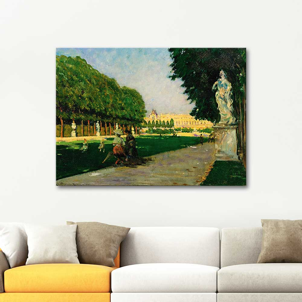 James Carroll Beckwith The Tapis Vert Versailles Art Print