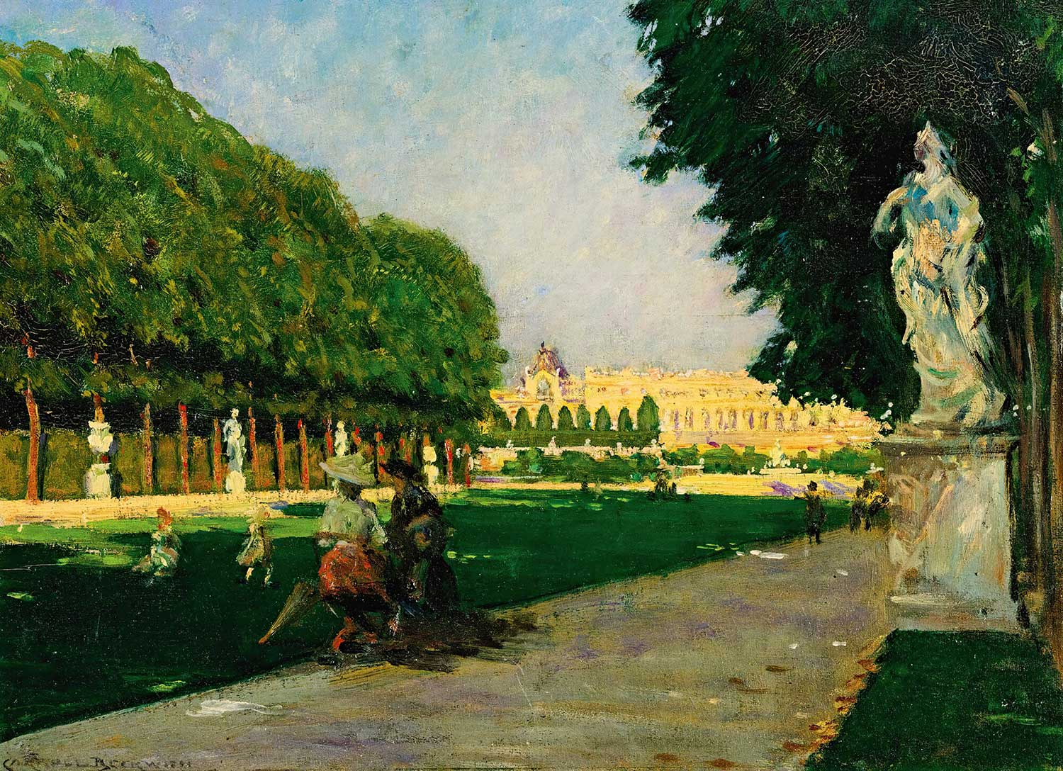 The Tapis Vert Versailles by James Carroll Beckwith