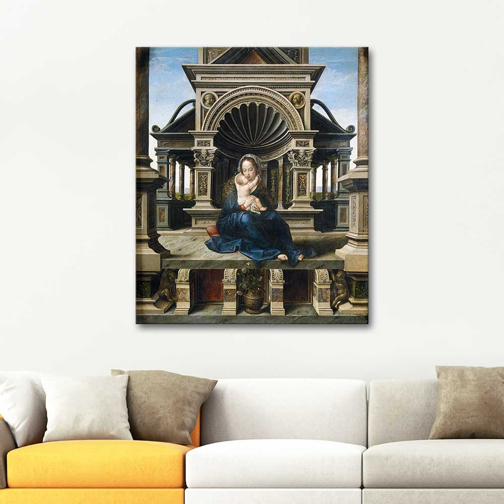 Jan Gossaert Madonna Kanvas Tablo