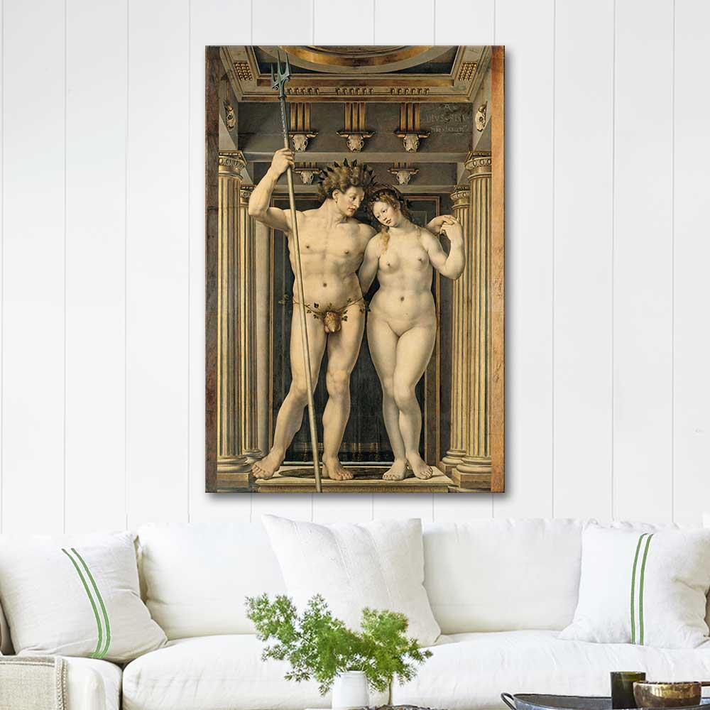 Jan Gossaert Neptune ve Amphitrite Kanvas Tablo