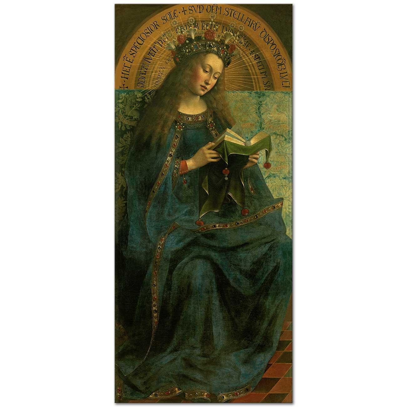 Jan van Eyck The Virgin Art Print