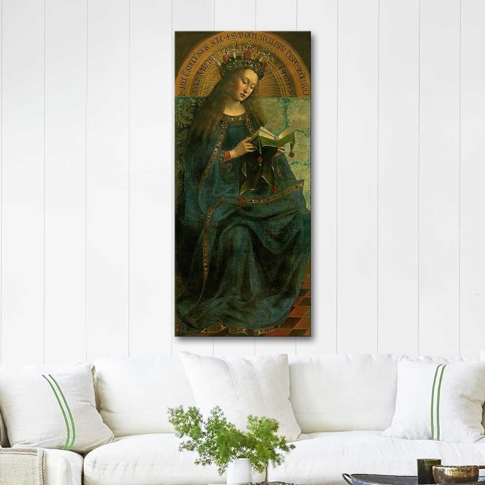Jan van Eyck The Virgin Art Print