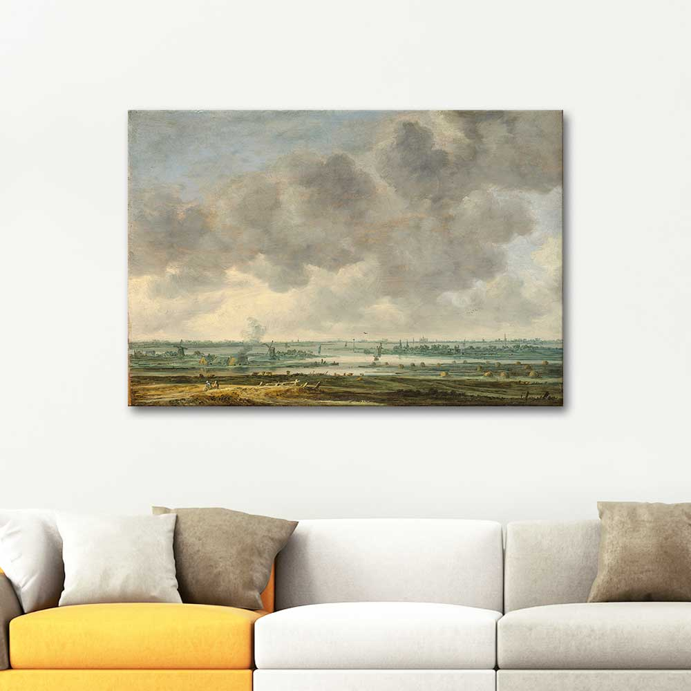 Jan van Goyen Haarlem Denizi Kanvas Tablo