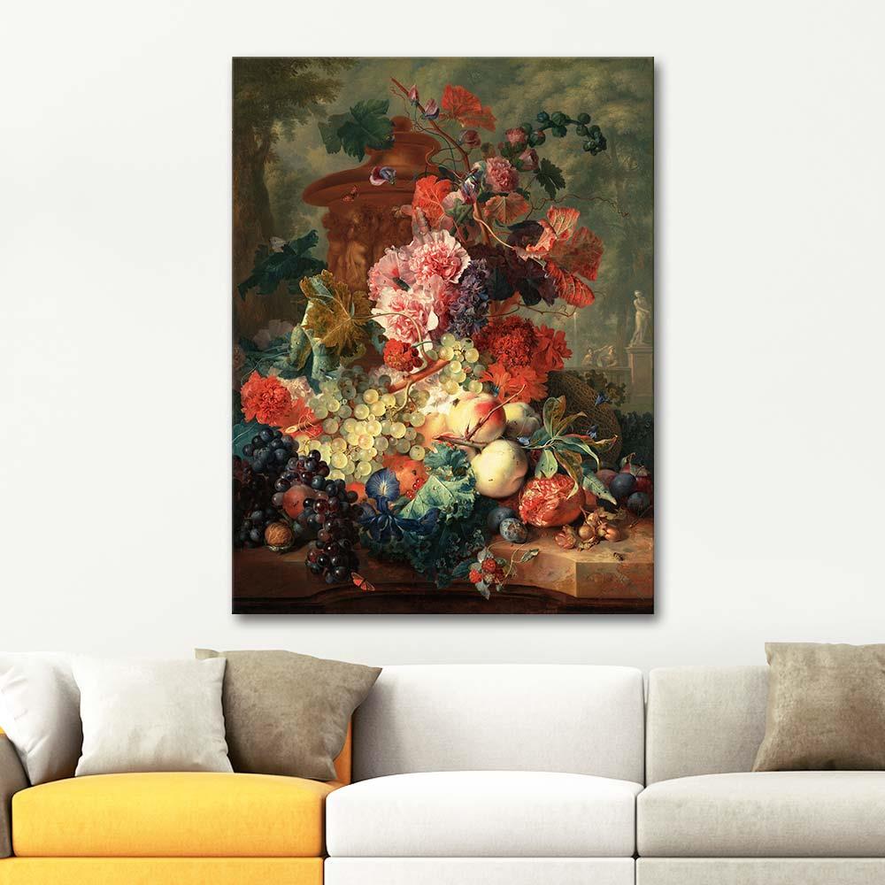 Jan van Huysum Meyve Demeti Kanvas Tablo