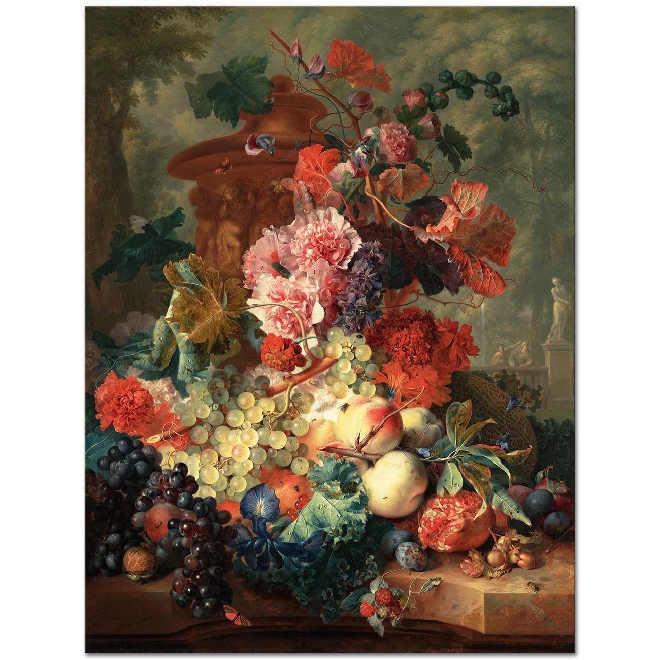 Jan van Huysum Meyve Demeti Kanvas Tablo