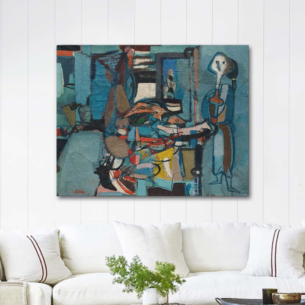 Jankel Adler La Poissonnière Art Print