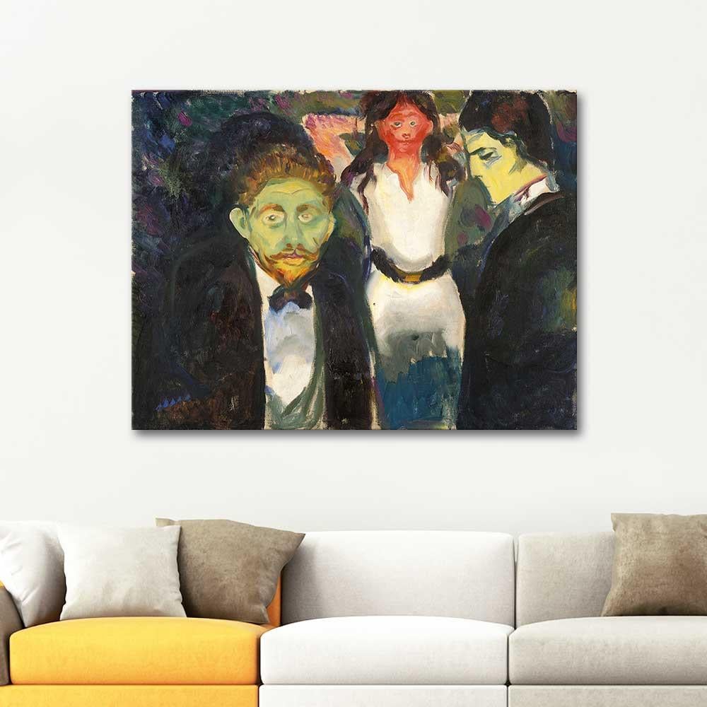 Jealousy by Edvard Munch as Art Print