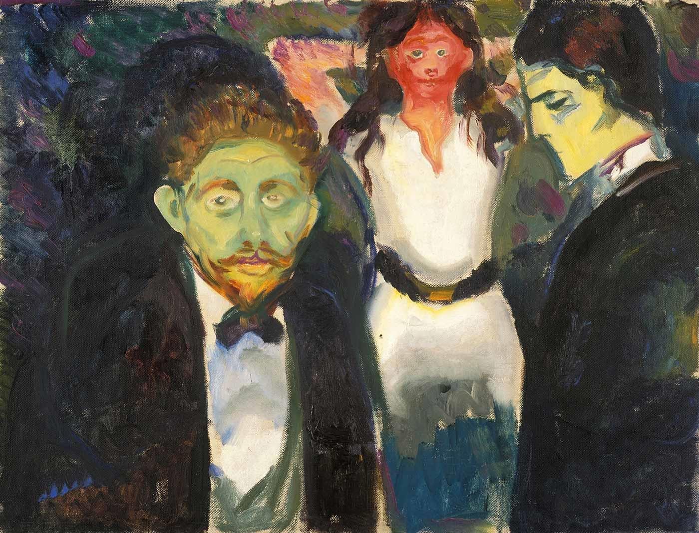 Jealousy by Edvard Munch as Art Print