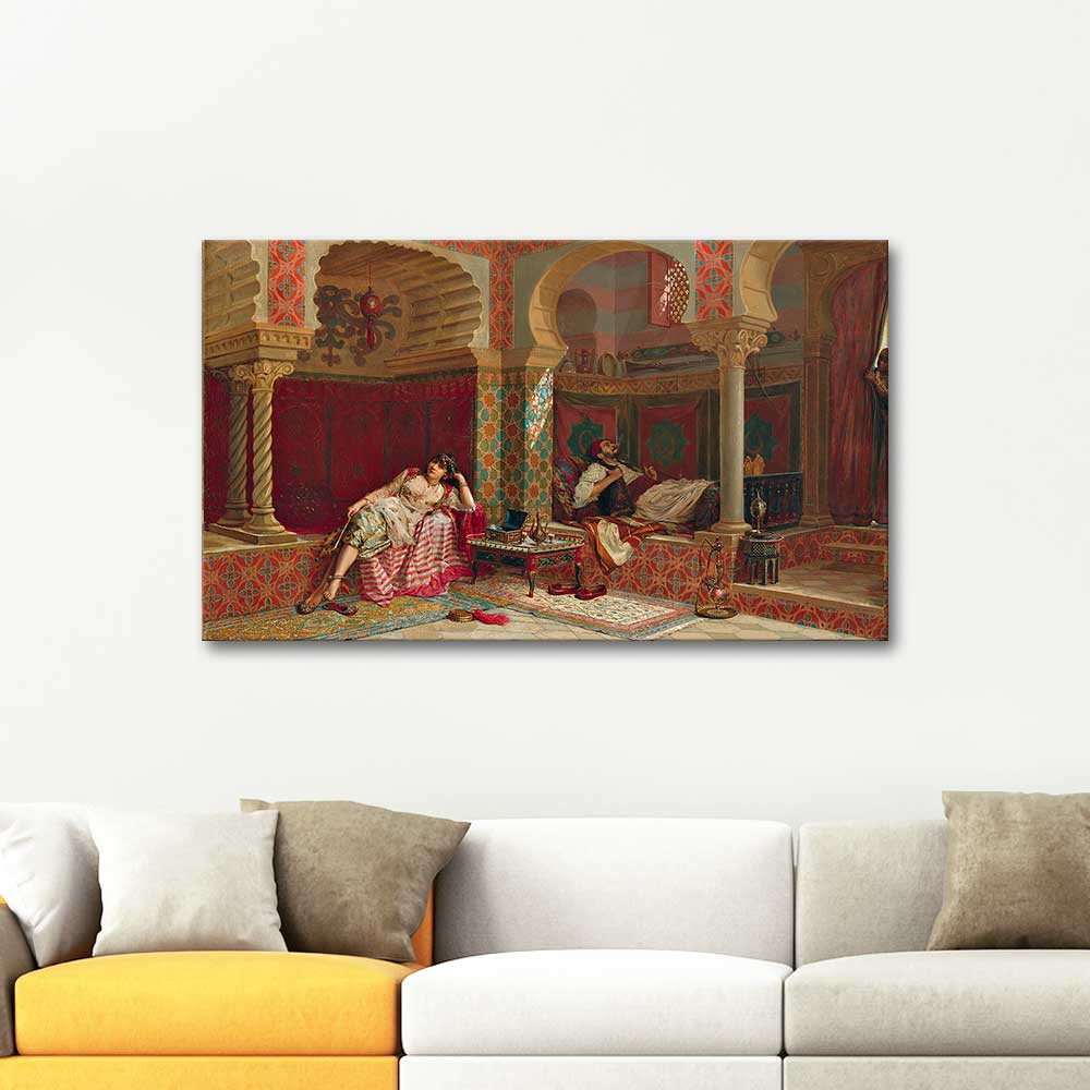 Jean Baptist Huysmans A Private Meeting Art Print