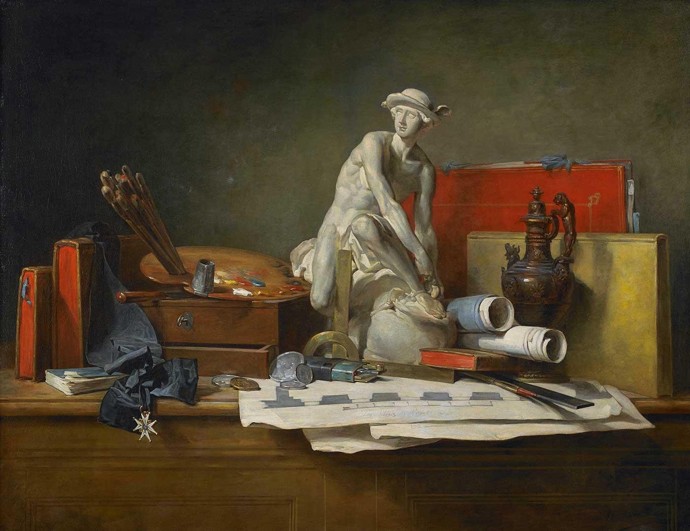 The Attributes of the Arts by Jean Baptiste Simeon Chardin