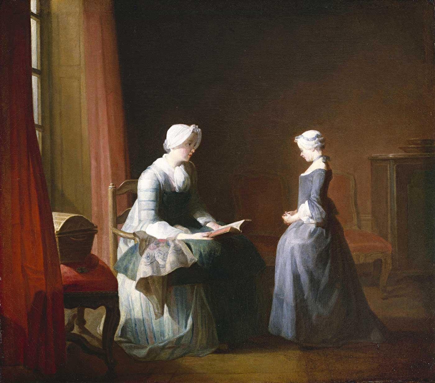 The Good Education by Jean Baptiste Simeon Chardin
