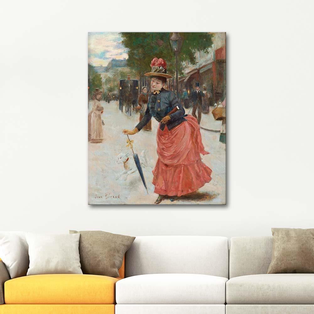 Jean Beraud Bulvarda Kanvas Tablo
