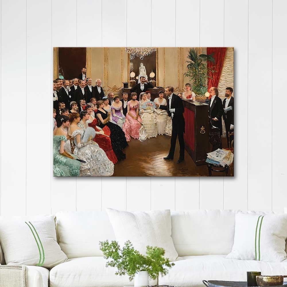 Jean Beraud Le Monologue Art Print