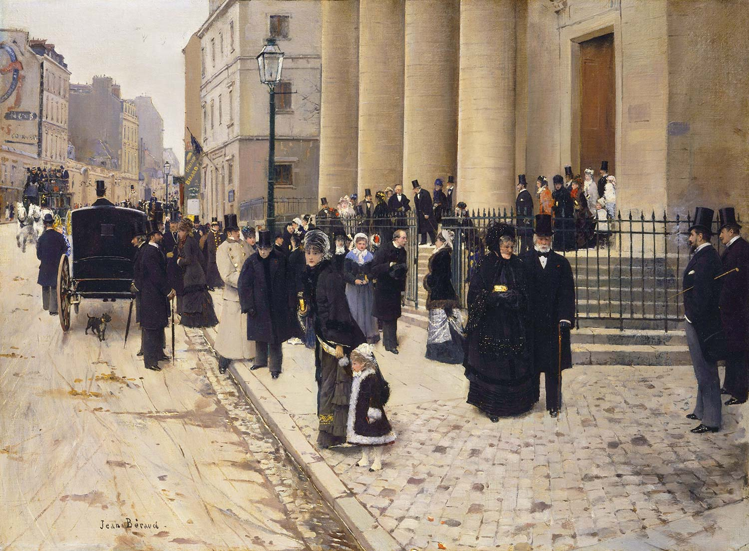 The Church of Saint Philippe du Roule by Jean Beraud