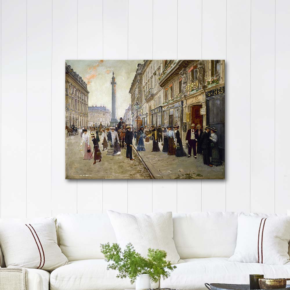 Jean Beraud The Paix Street Art Print