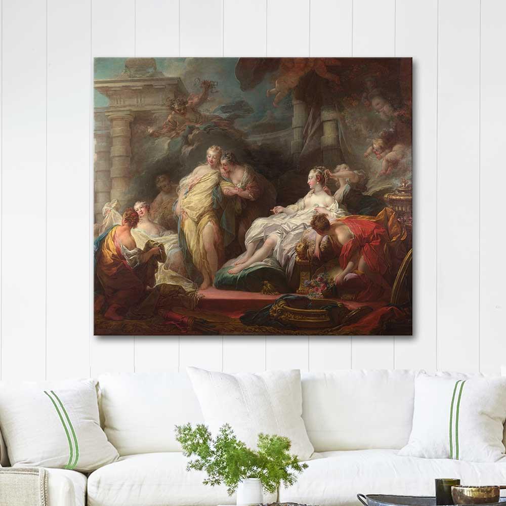 Jean Honore Fragonard Diana Kanvas Tablo