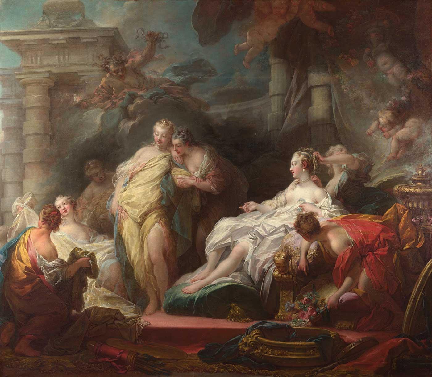 Jean Honore Fragonard Diana Kanvas Tablo