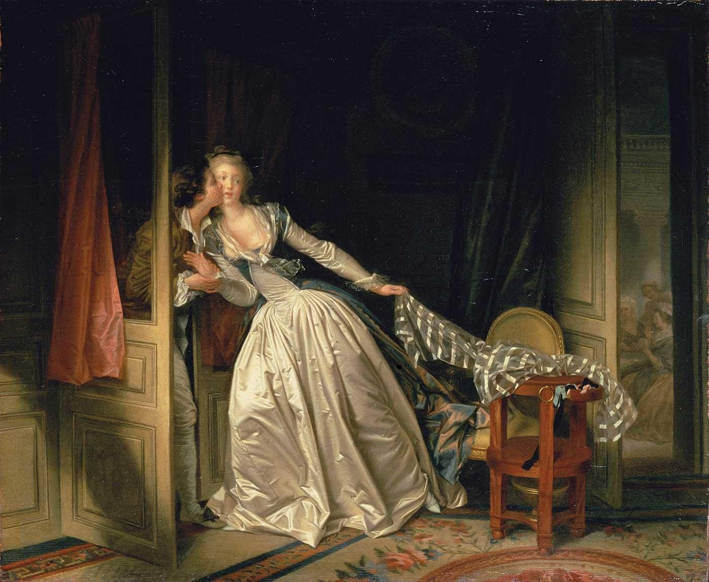 The Stolen Kiss by Jean Honore Fragonard