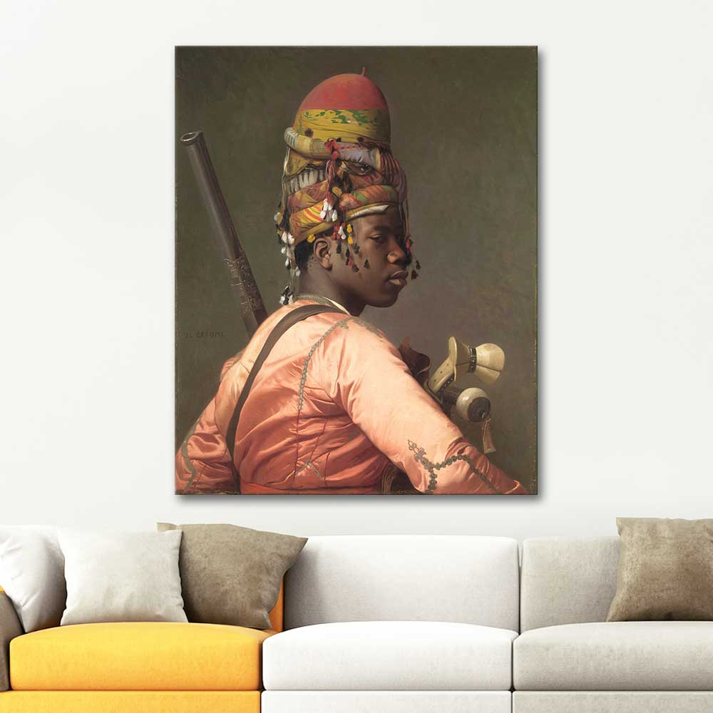 Jean Leon Gerome Başı Bozuk Kanvas Tablo