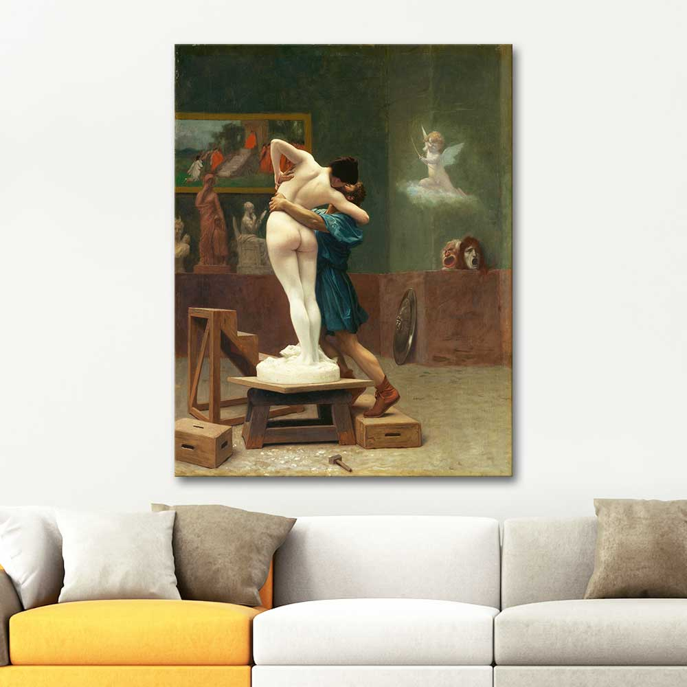 Jean Leon Gerome Pygmalion and Galatea Art Print
